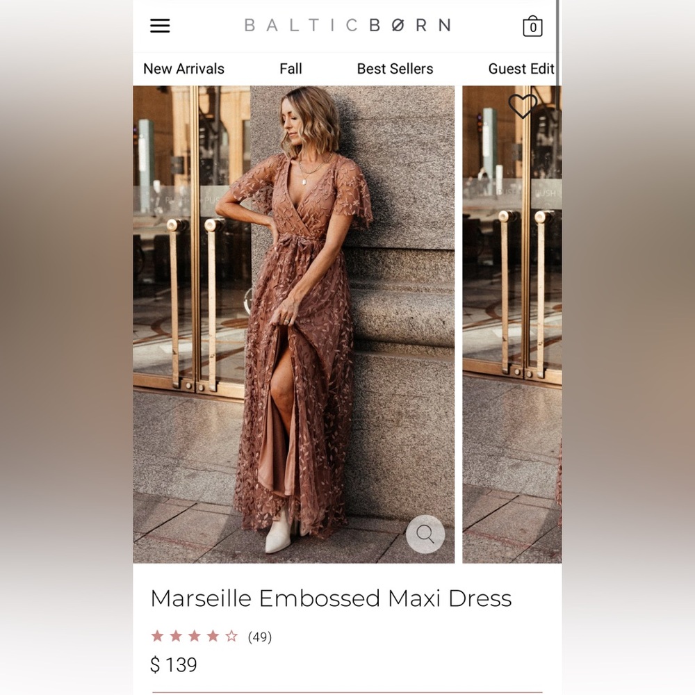 Baltic Born Marseille Maxi in Rose Nude